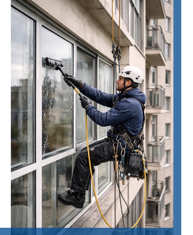 Мойка балконного остекления в Жигулёвске от 3542 р. | ВЫСОТНИК-Жгл