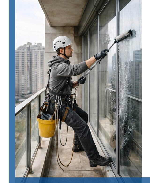 Профессиональная мойка балконного остекления в Жигулёвске