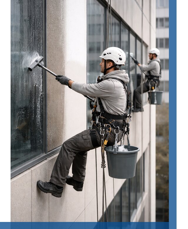 Мойка фасадов зданий в Жигулёвске под ключ от 354 р. | ВЫСОТНИК-Жгл