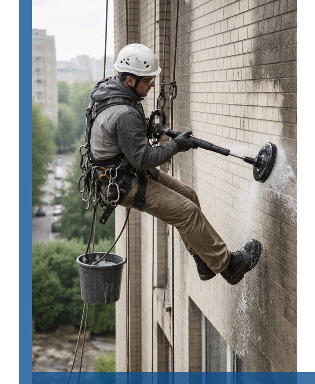 Очистка фасада от копоти в Жигулёвске профессионально и безопасно