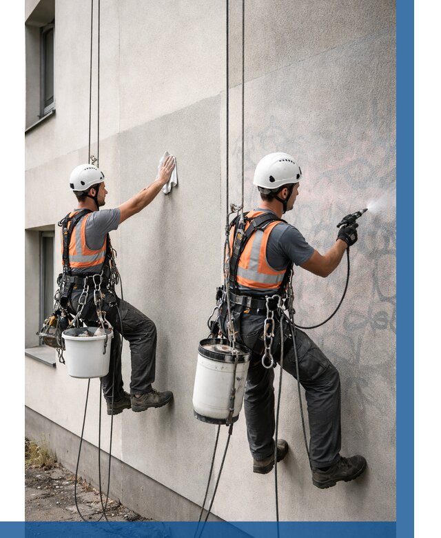 Антиграффити покрытие фасада в Жигулёвске от 607 р. | ВЫСОТНИК-Жгл