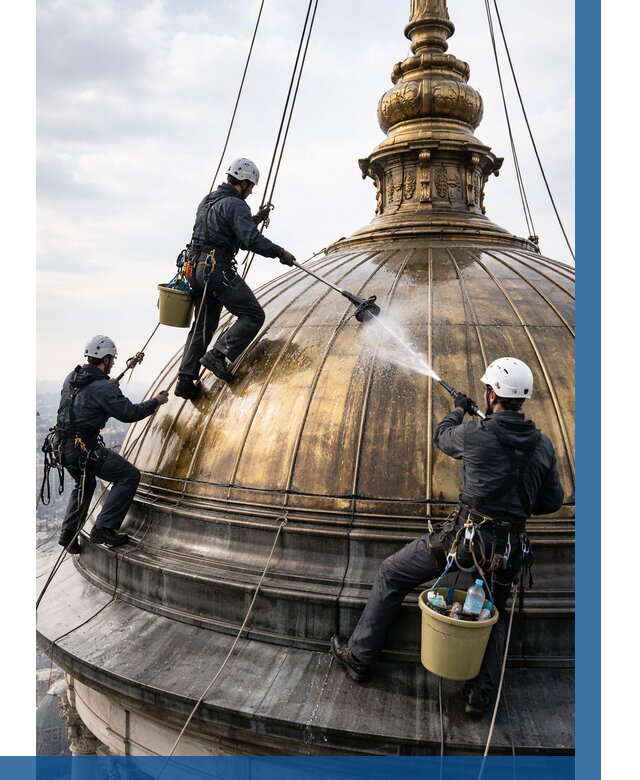 Мойка куполов и шпилей в Жигулёвске от 8095 р. - заказать | ВЫСОТНИК-Жгл