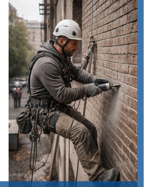 Расшивка кирпичных швов в Жигулёвске от 607 р. | ВЫСОТНИК-Жгл