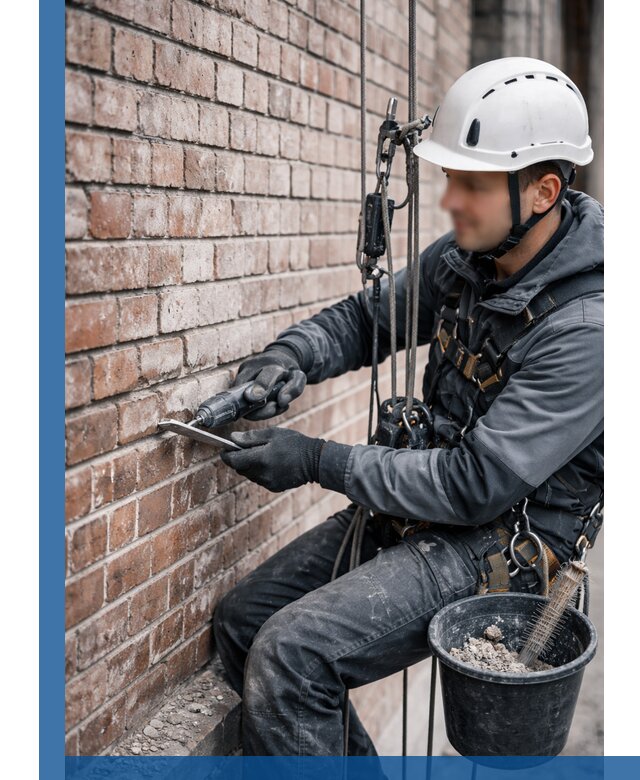 Расшивка кирпичных швов фасадов и стен, ремонт в Жигулёвске