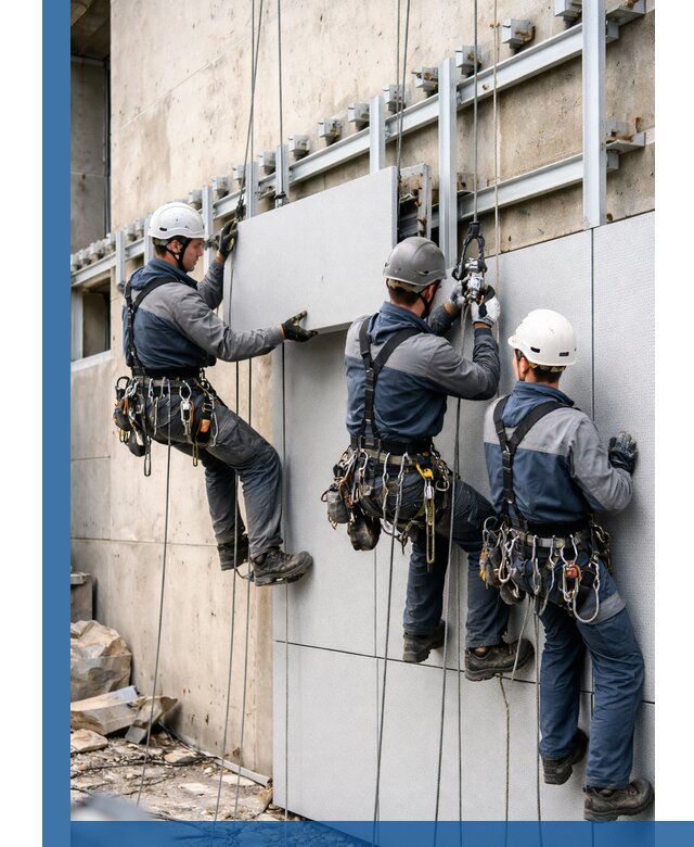 Монтаж вентилируемого фасада в Жигулёвске под ключ с гарантией качества