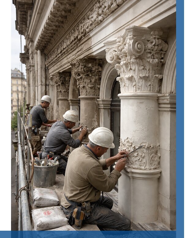 Реставрация фасадной лепнины в Жигулёвске от 2530 р. | ВЫСОТНИК-Жгл