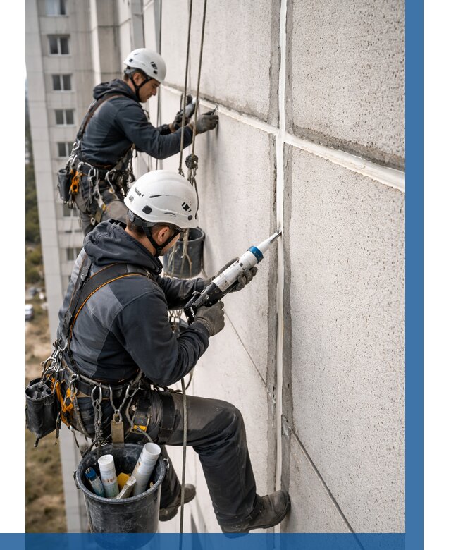 Герметизация межпанельных швов в Жигулёвске от 708 р. | ВЫСОТНИК-Жгл