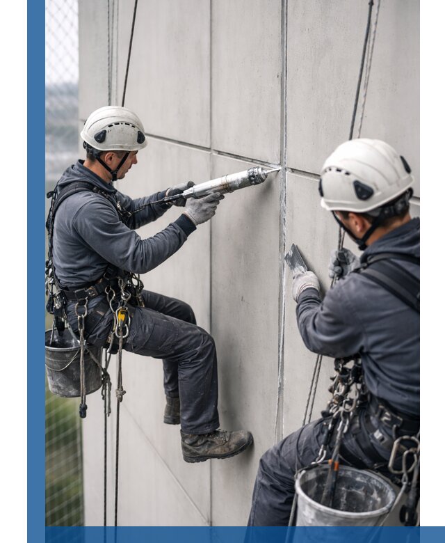 Первичная герметизация швов фасадов и кровель в Жигулёвске