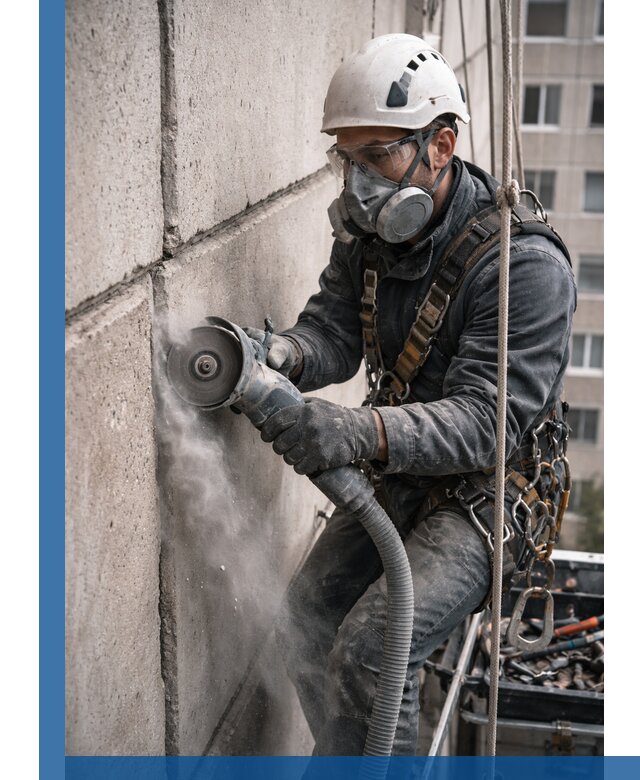 Штробление межпанельных швов в Жигулёвске качественно и быстро