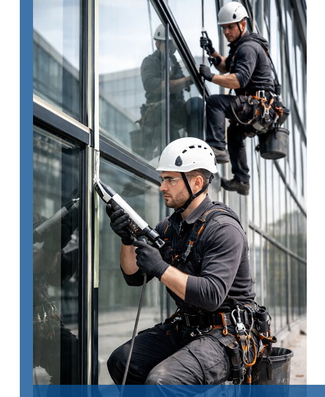 Герметизация витражных швов в Жигулёвске для зданий и фасадов