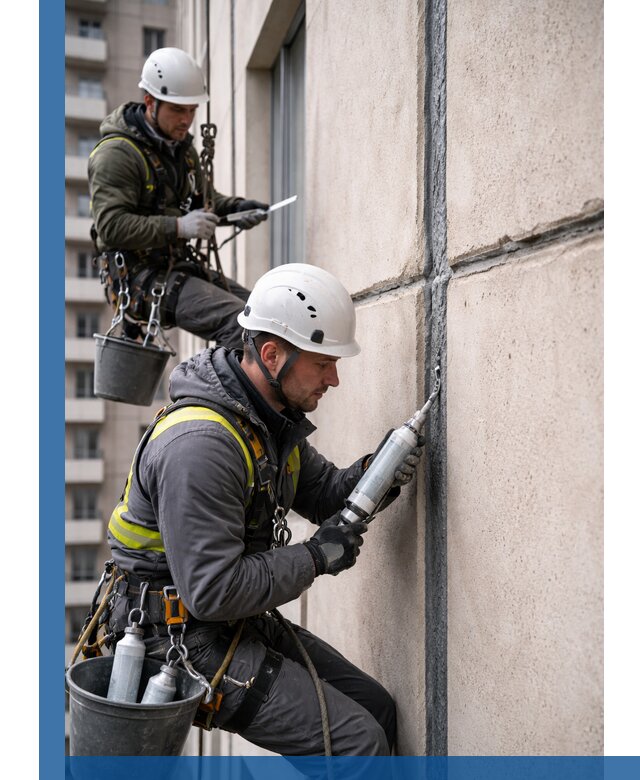 Герметизация деформационных швов фасада в Жигулёвске качественно