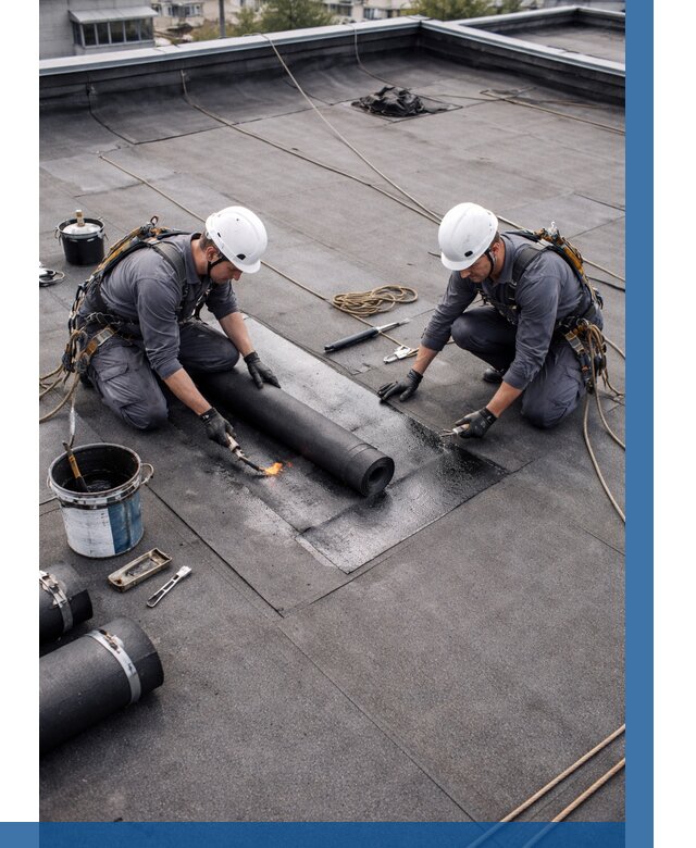 Ремонт мягкой кровли под ключ в Жигулёвске от 708 р. | ВЫСОТНИК-Жгл