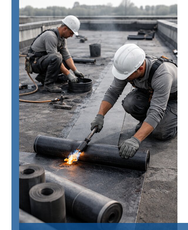 Ремонт рулонной кровли в Жигулёвске герметизация и восстановление