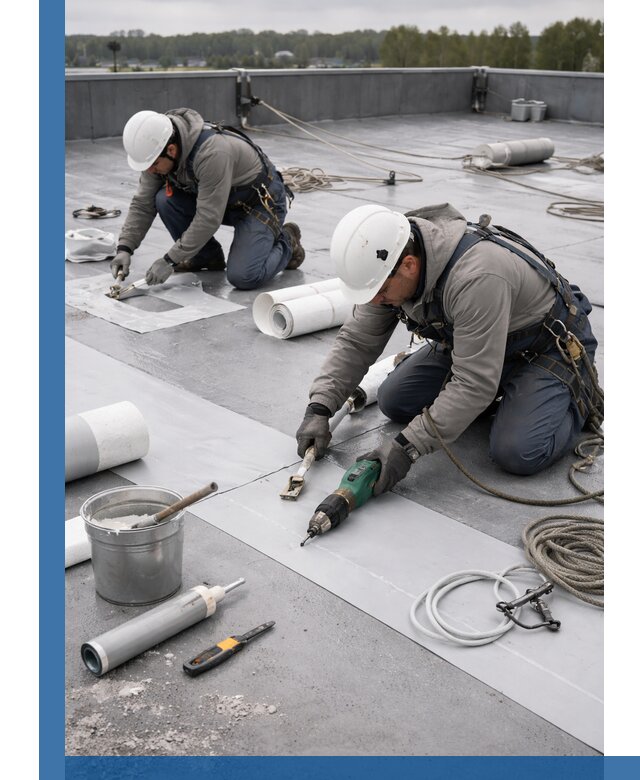 Ремонт мембранной кровли в Жигулёвске качественно и с гарантией