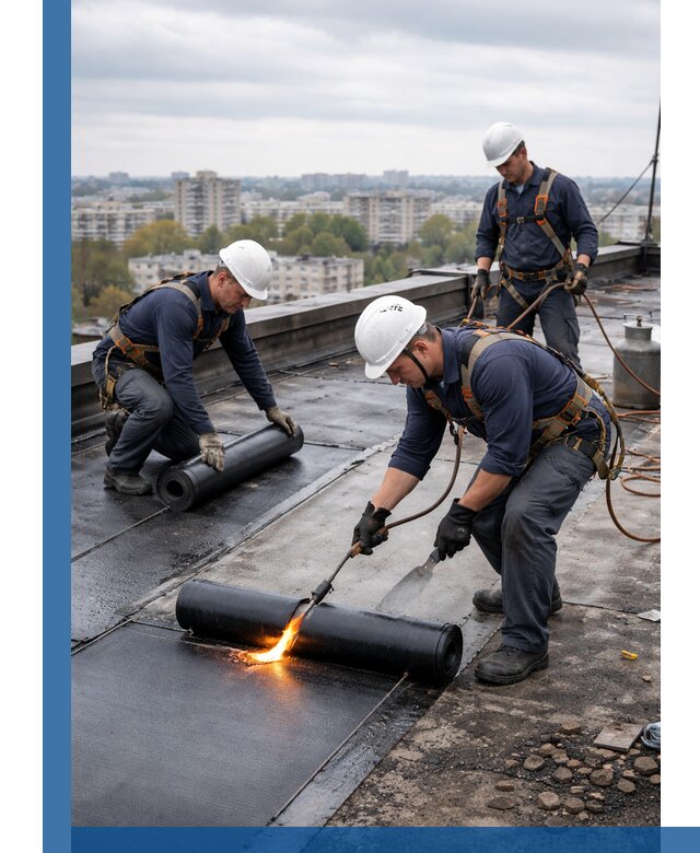Ремонт наплавляемой кровли в Жигулёвске качественно и надежно