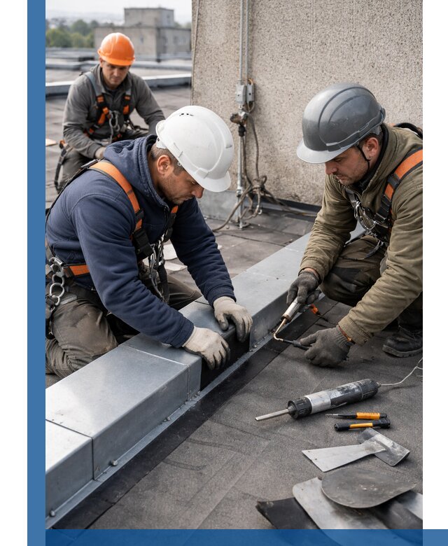 Ремонт кровельных примыканий в Жигулёвске профессионально