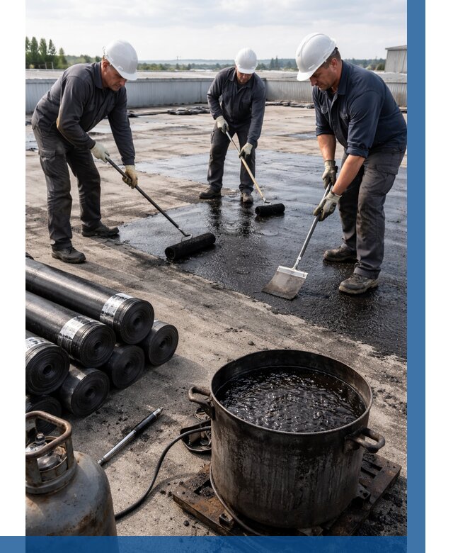 Гидроизоляция кровли мастикой в Жигулёвске от 607 р. | ВЫСОТНИК-Жгл