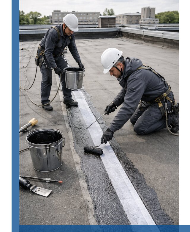 Гидроизоляция кровли мастикой в Жигулёвске надежная защита