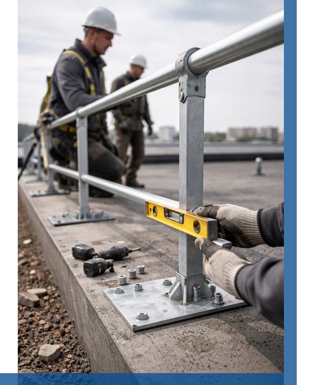 Монтаж кровельного ограждения в Жигулёвске от 1214 р. | ВЫСОТНИК-Жгл