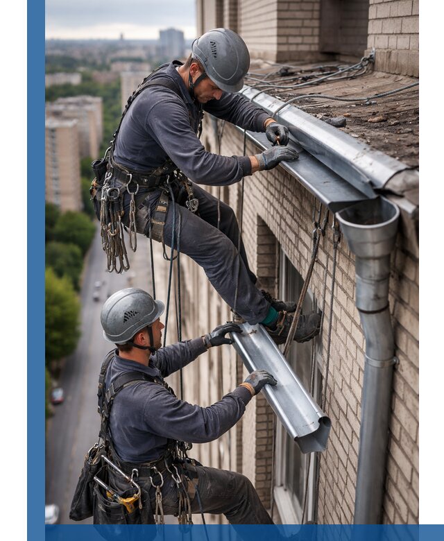 Ремонт водосточных желобов в Жигулёвске, быстро и качественно