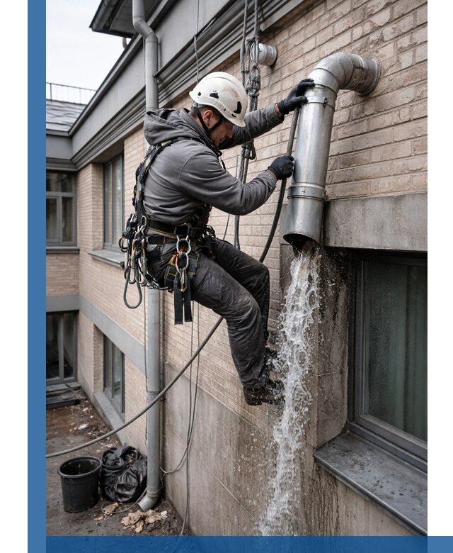 Профессиональная прочистка водосточных труб в Жигулёвске с гарантией