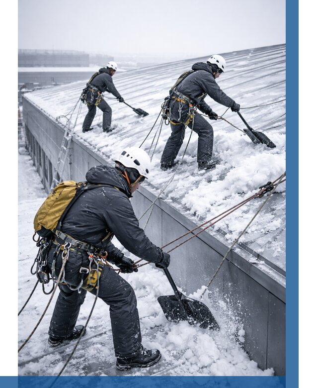 Очистка навесов от снега в Жигулёвске от 4554 р. | ВЫСОТНИК-Жгл