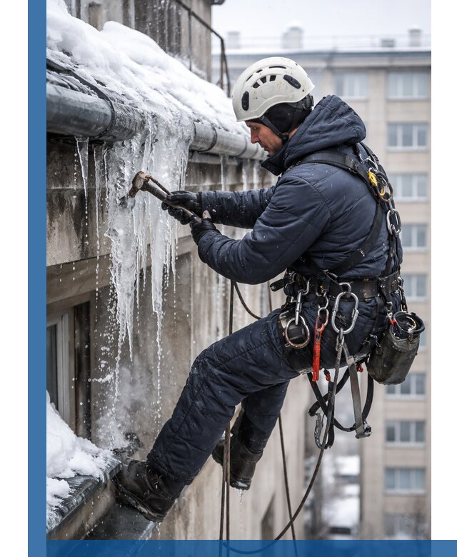 Удаление наледи и чистка водостоков в Жигулёвске оперативно и безопасно