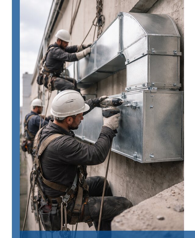 Профессиональный монтаж вентиляционных коробов в Жигулёвске под ключ