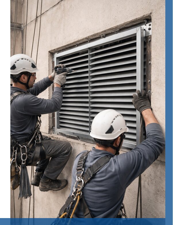 Монтаж вентиляционных решеток в Жигулёвске от 4554 р. | ВЫСОТНИК-Жгл