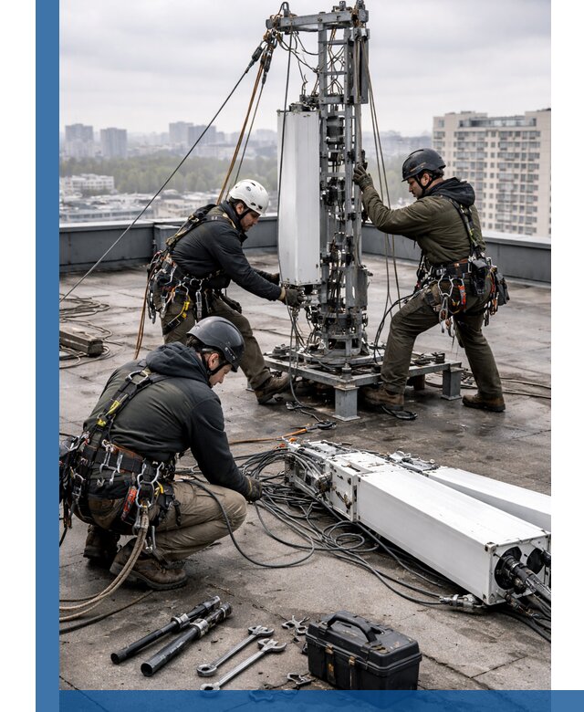 Демонтаж антенн на крыше зданий в Жигулёвске с гарантией