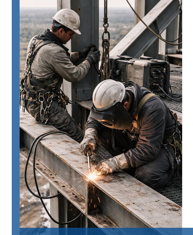 Высотные сварочные работы в Жигулёвске для промышленных объектов