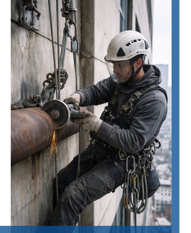 Резка металла на высоте в Жигулёвске по цене от 4554 р. | ВЫСОТНИК-Жгл