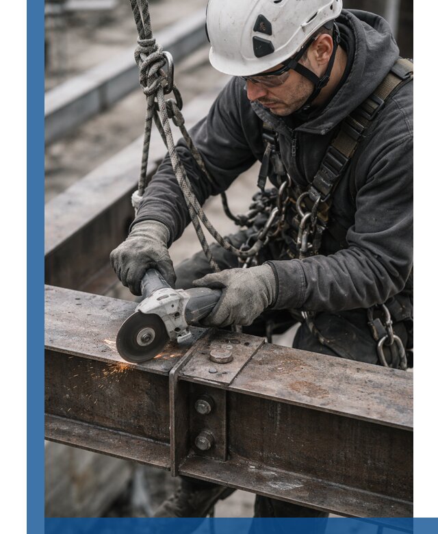 Резка металла на высоте в Жигулёвске для зданий и конструкций