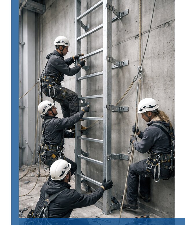 Монтаж металлических лестниц в Жигулёвске под ключ со гарантией