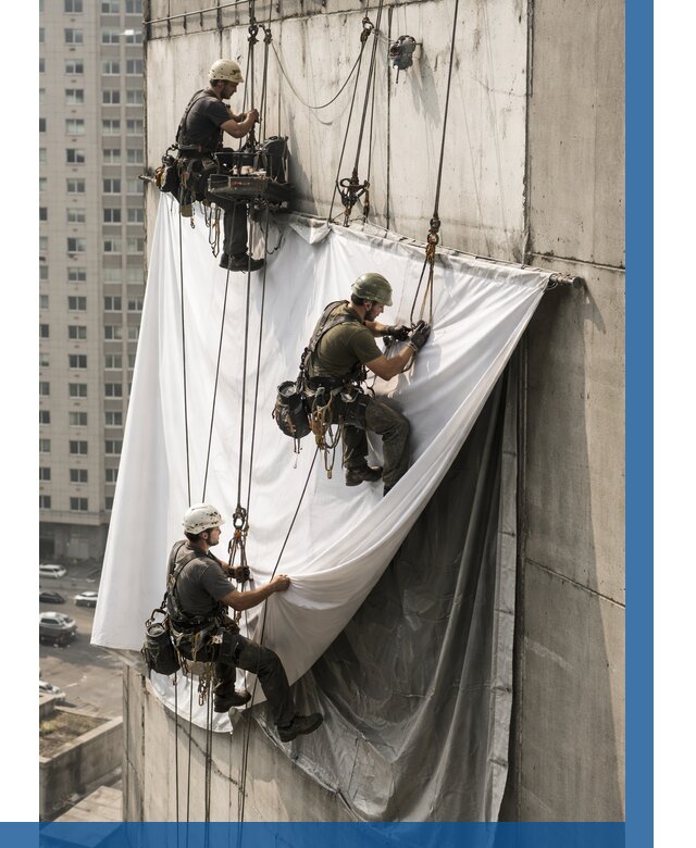 Замена баннерного полотна в Жигулёвске от 6577 р. | ВЫСОТНИК-Жгл—заказать