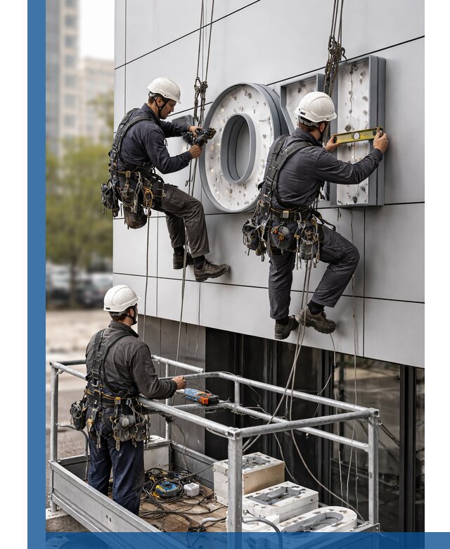 Профессиональный монтаж световых букв в Жигулёвске под ключ