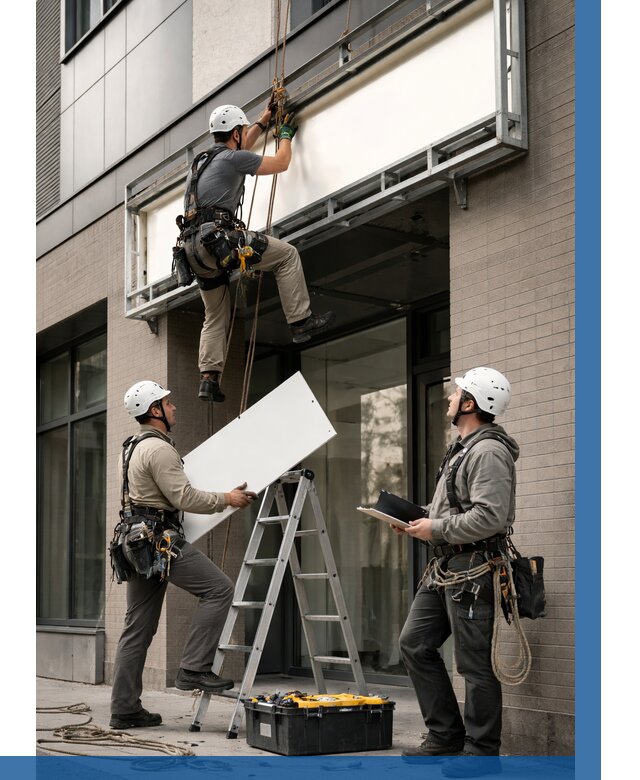 Монтаж светового короба в Жигулёвске от 6577 р. | ВЫСОТНИК-Жгл