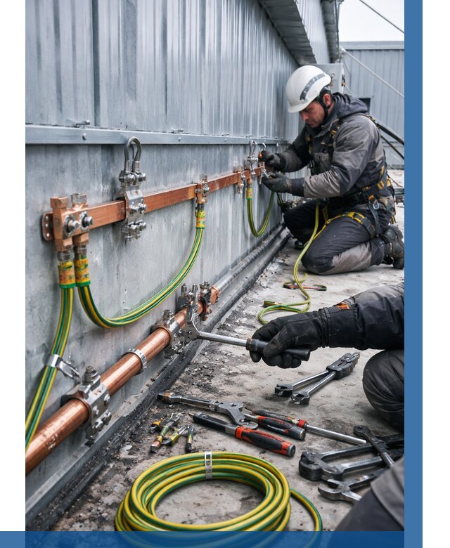 Монтаж заземления здания в Жигулёвске от 25298 р. | ВЫСОТНИК-Жгл