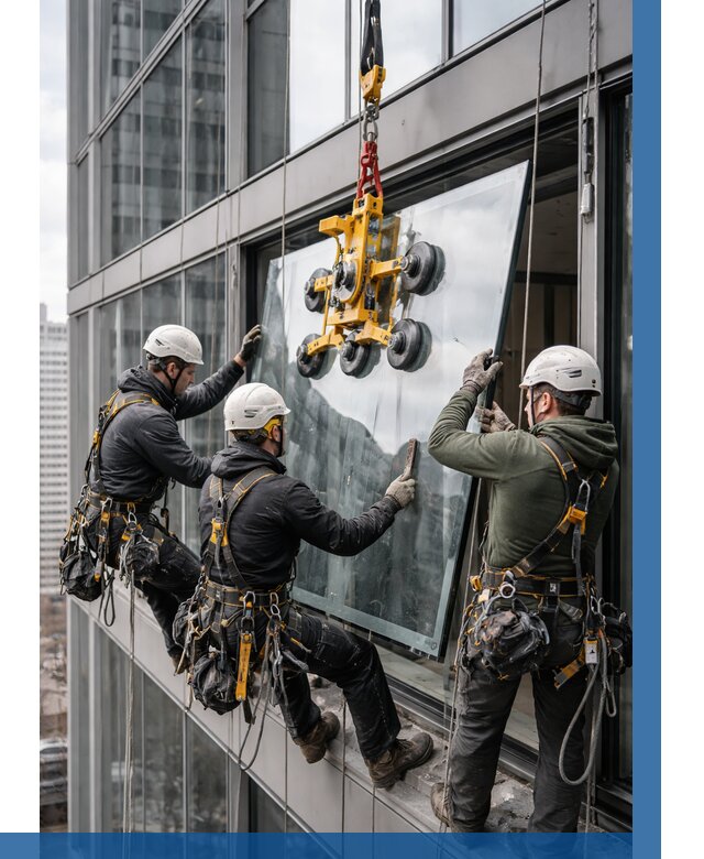 Фасадное остекление зданий под ключ в Жигулёвске от 10119 р. | ВЫСОТНИК-Жгл