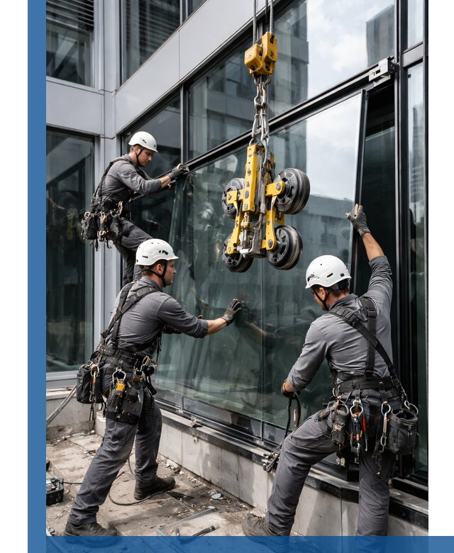 Структурное остекление фасадов в Жигулёвске монтаж и обслуживание