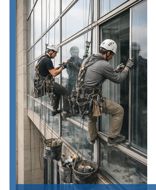 Ремонт витражных конструкций и фасадного остекления в Жигулёвске