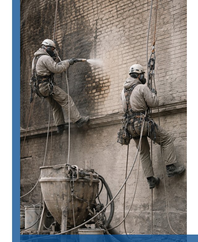 Пескоструйная очистка фасадов в Жигулёвске профессионально