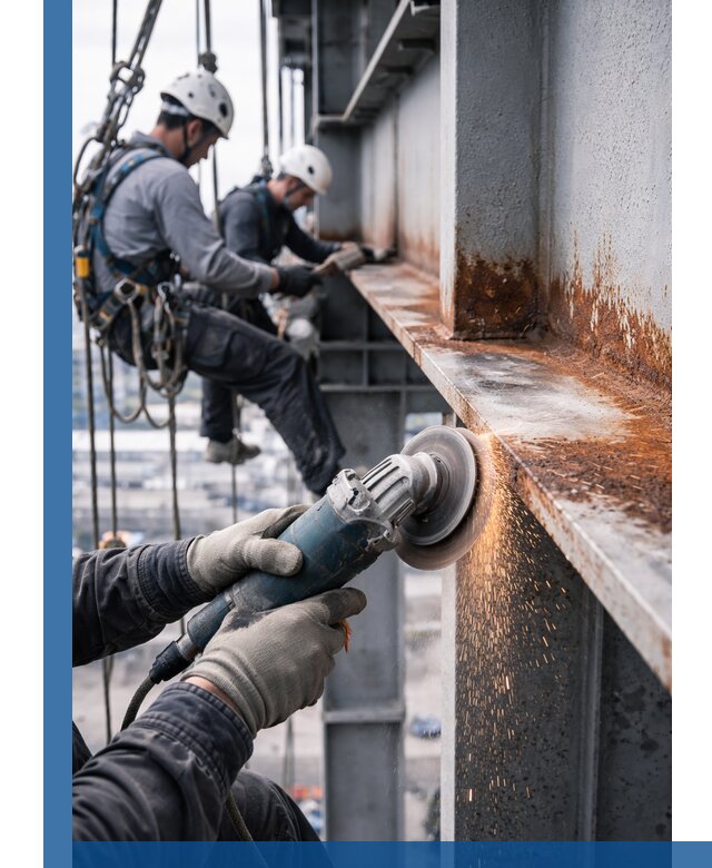 Зачистка металла от ржавчины и подготовка поверхностей в Жигулёвске