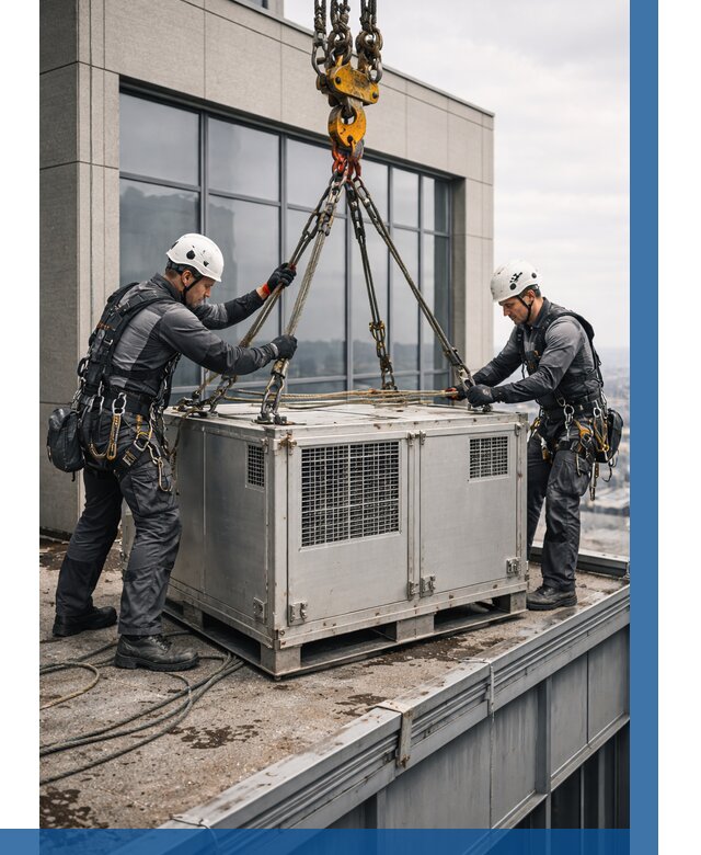 Такелажные работы на высоте в Жигулёвске от 8095 р. | ВЫСОТНИК-Жгл