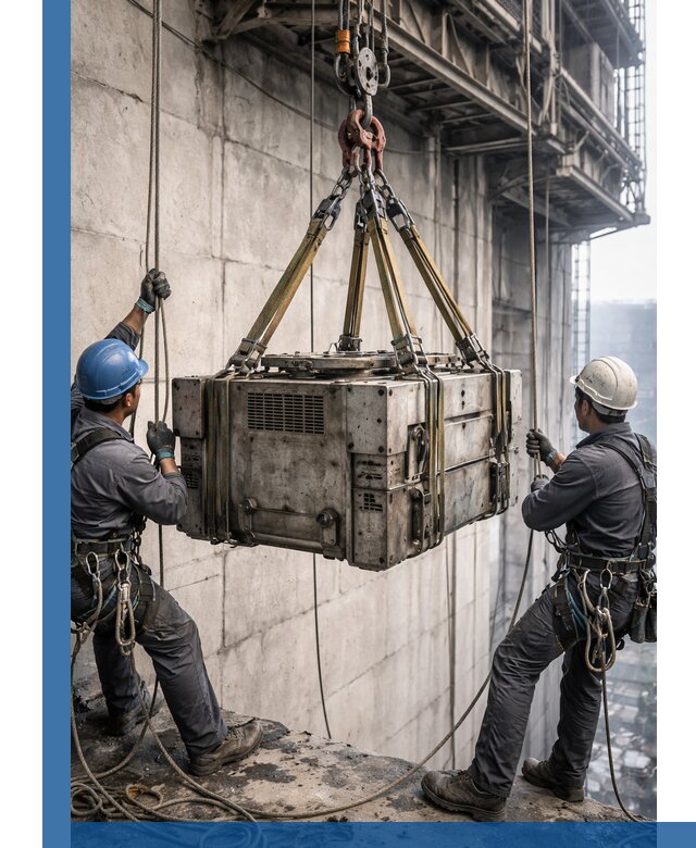 Такелажные работы на высоте, подъем и монтаж грузов в Жигулёвске