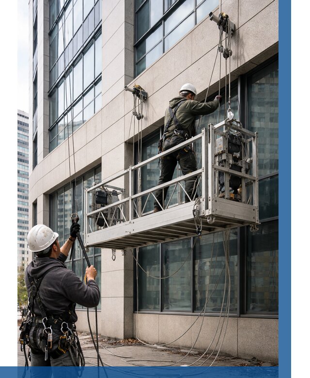 Монтаж и подъем фасадной люльки в Жигулёвске от 12143 р. | ВЫСОТНИК-Жгл