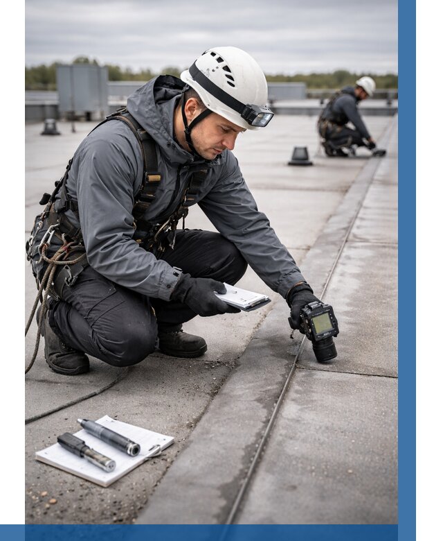 Обследование кровли на протечки в Жигулёвске от 4554 р. | ВЫСОТНИК-Жгл