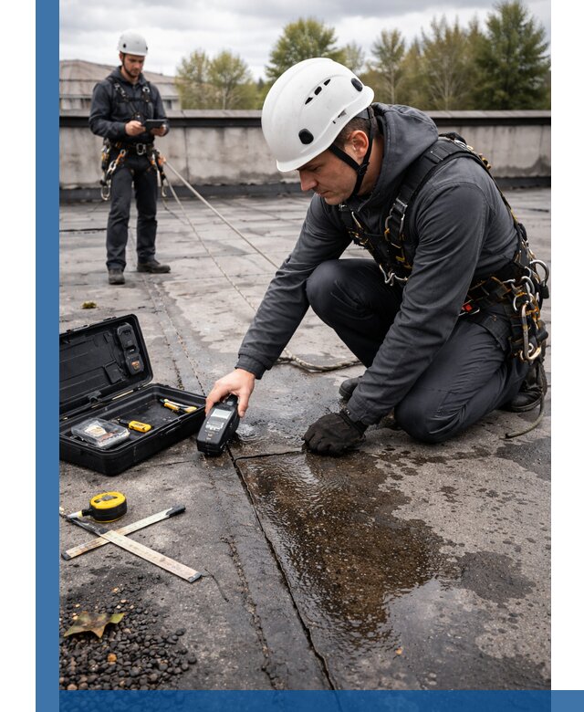 Обследование кровли на протечки и выявление дефектов в Жигулёвске